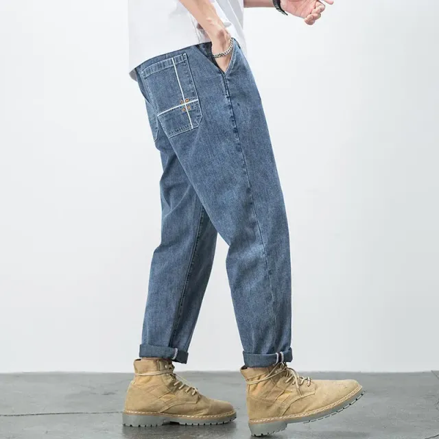Japon style Ikki Pantalon Denim Confort