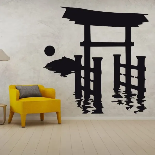 Stickers Muraux Style Japonais décoration murale zen