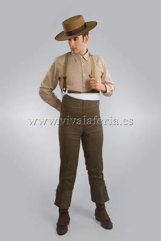 Viva La Feria Campero costume corto marron tabac
