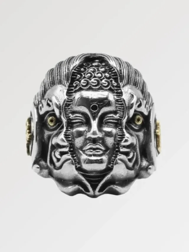 Japon style Kurobe bague celtique argent symbolique