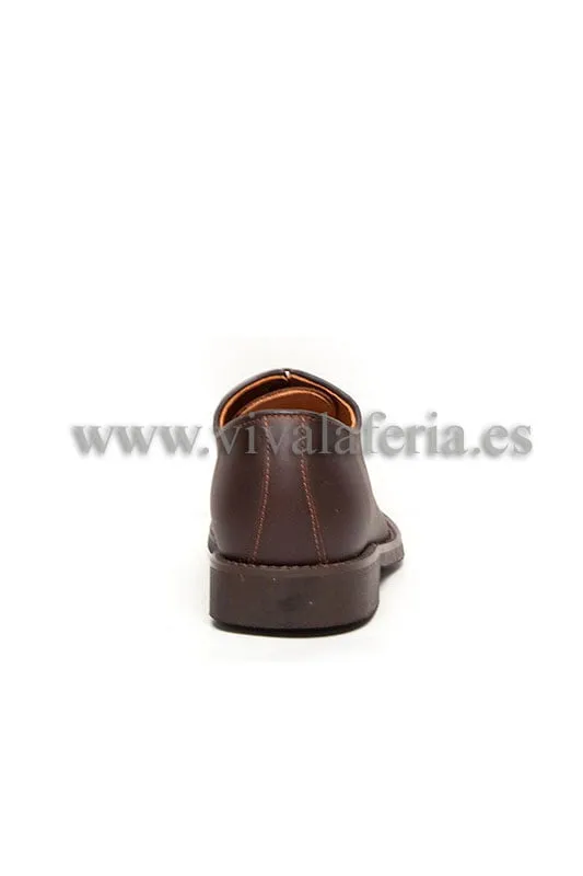 VIVA LA FERIA-MODA FLAMENCA Zapato polaina piel vaqueta chaussures