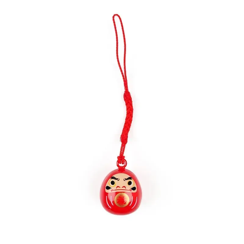 Japon style Daruma Grelot porte-clé chance