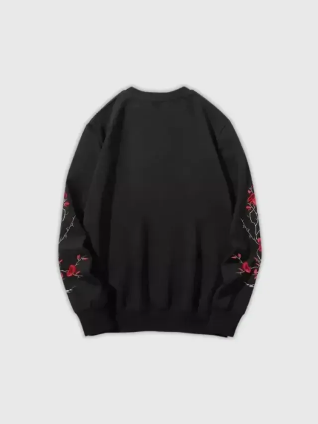 Japon style Sweat Kushino femme brodé traditionnel