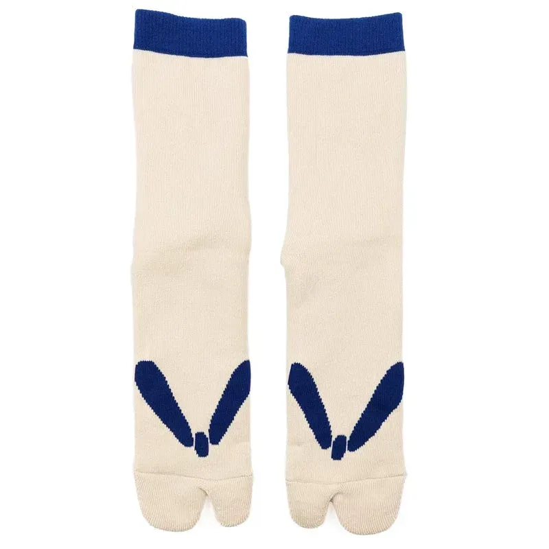 Japon style chaussettes tabi tongs broderie Fuji