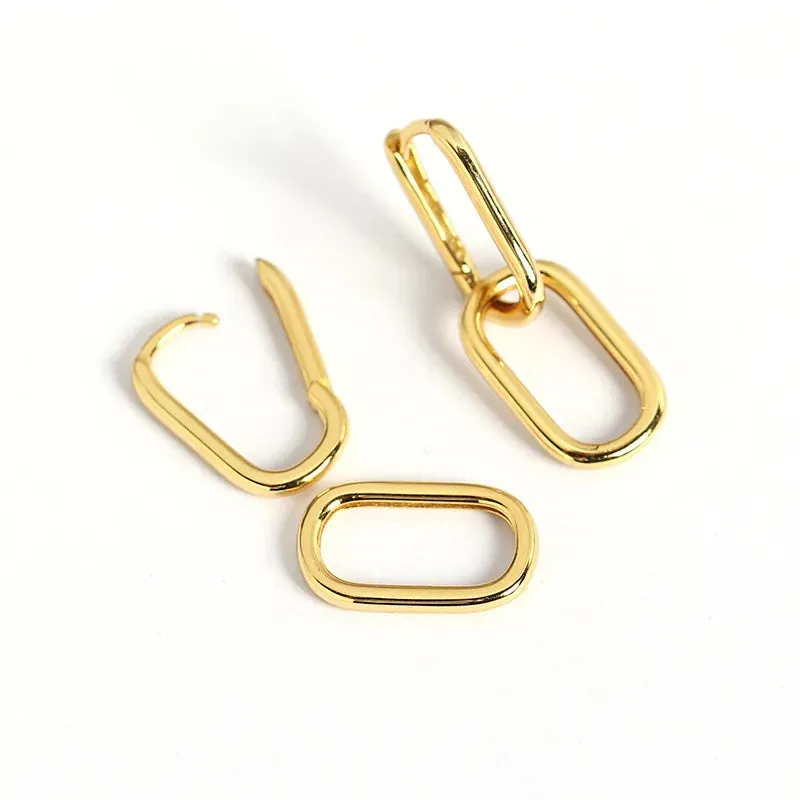 Esprit du Japon Boucles d'oreilles géométriques japonaises
