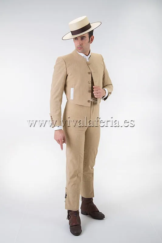 Viva La Feria costume campero carreaux lycra