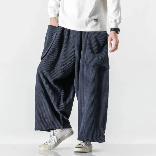 Japon style yuunoya pantalon velours côtelé casual chic