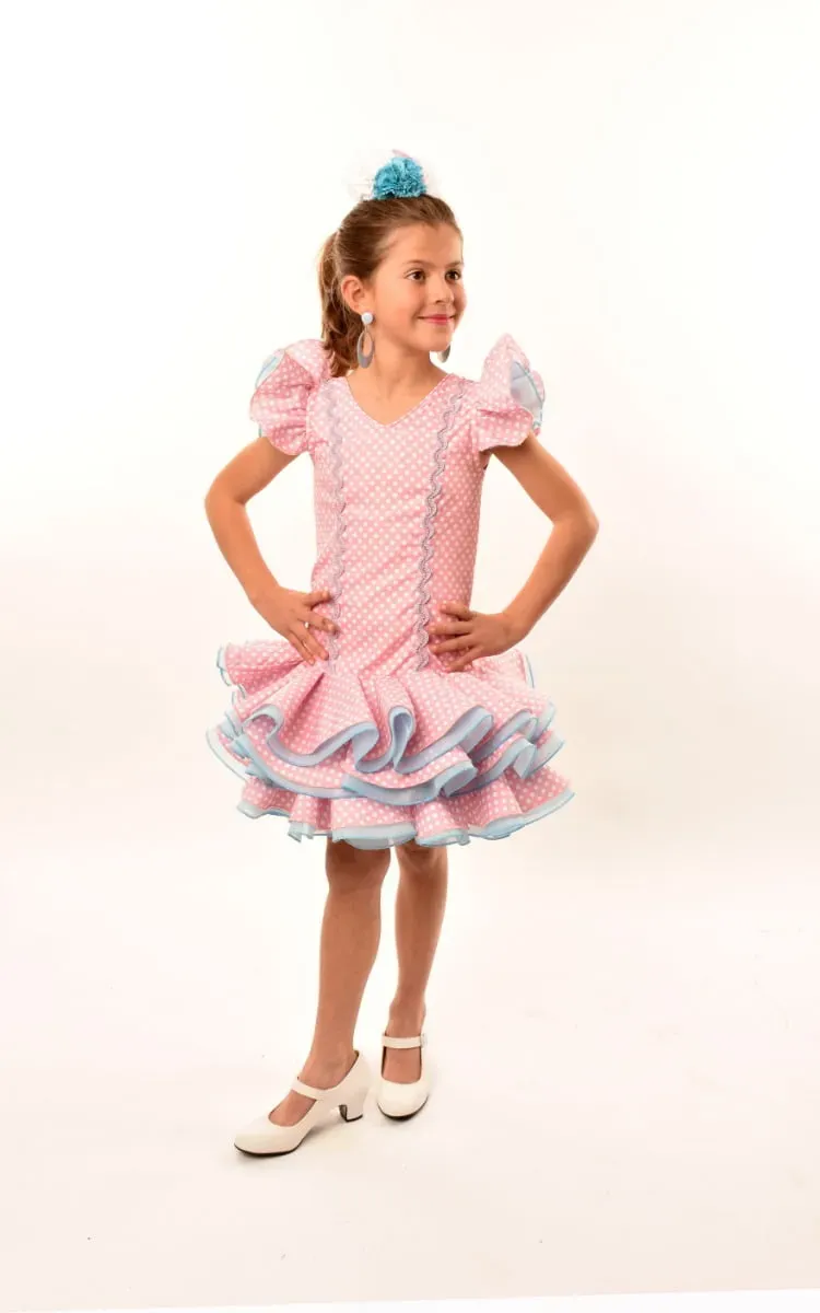 Viva la Feria Cayetana robe flamenco courte fille