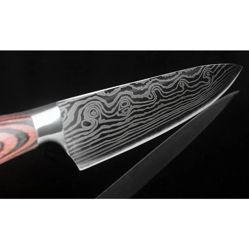 Japon style Hiroo set 5 couteaux cuisine japonais