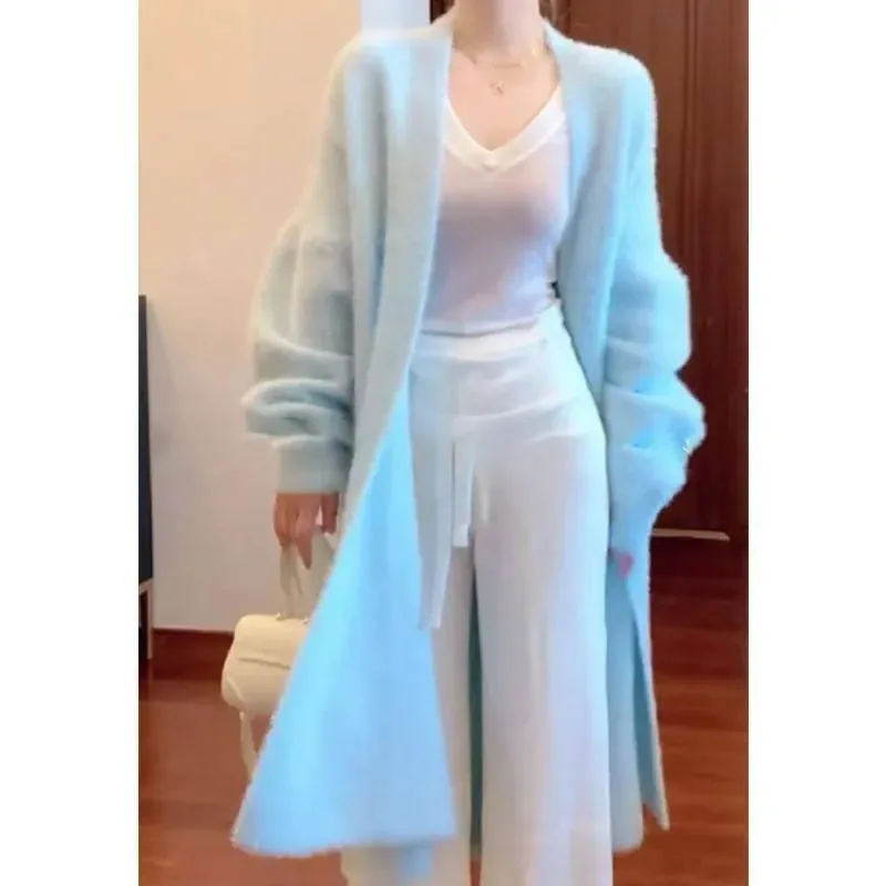 Esprit du Japon Cardigan long kimono maille douillette