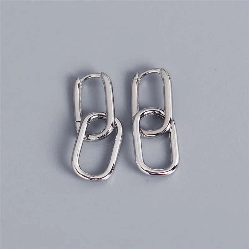 Esprit du Japon Boucles d'oreilles géométriques japonaises