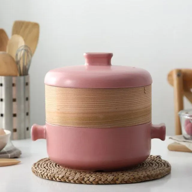 Japon style Enryaku-ji casserole céramique vapeur