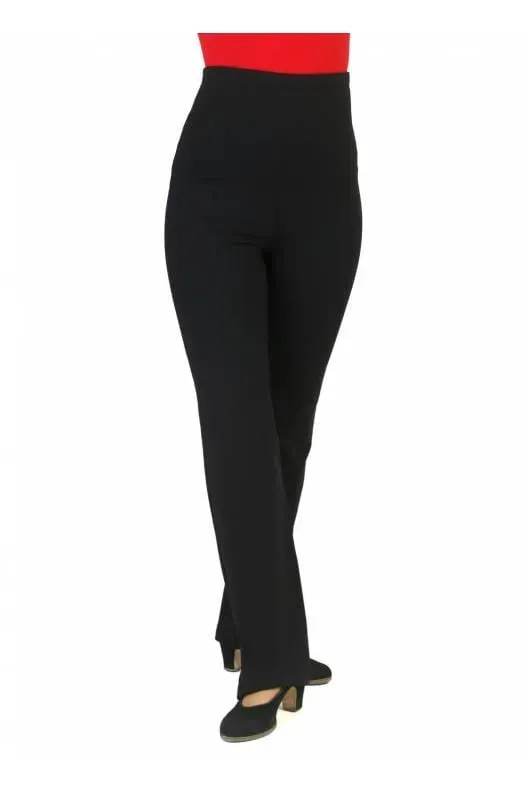 Viva La Feria pantalon danse flamenco droit supplex élastique