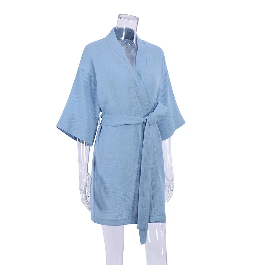 Esprit du Japon Robe de Chambre Kimono peignoir en coton