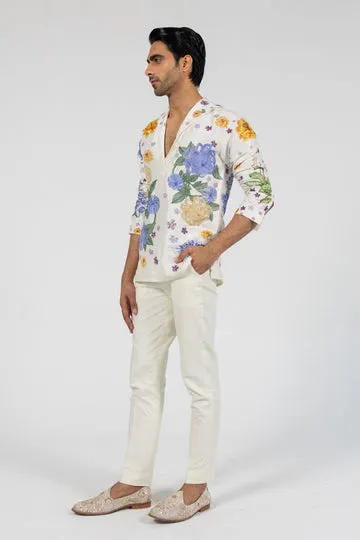 Rahul Mishra Valley Of Flowers Hand-Embroidered Shirt