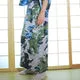 Esprit du Japon kimono homme Dragon Flots bleu marine long