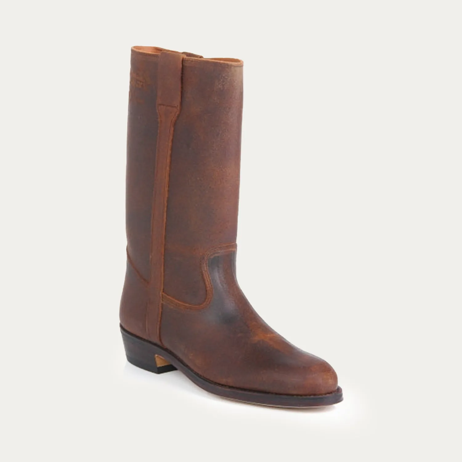 Mistral Gardian Pull Moka bottes cuir huilé