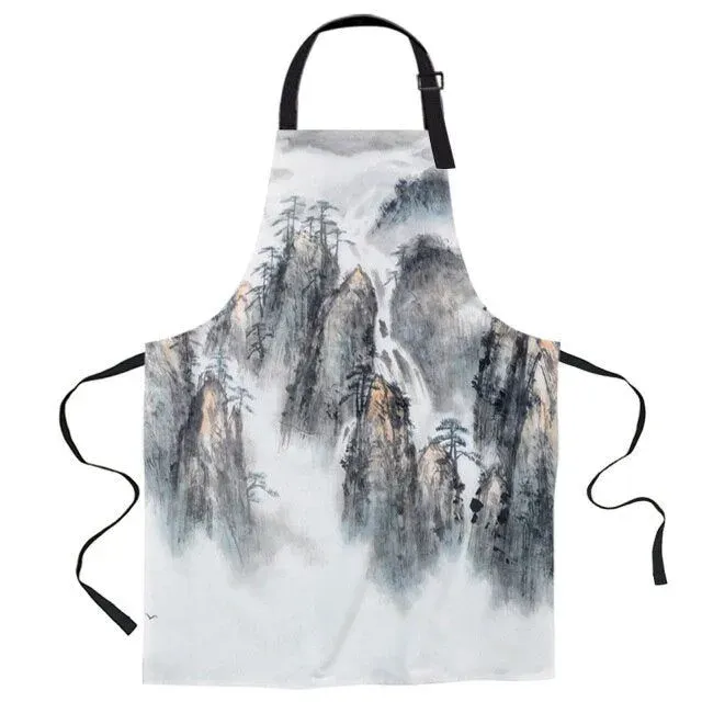 Japon style Geisha tablier cuisine toile motifs