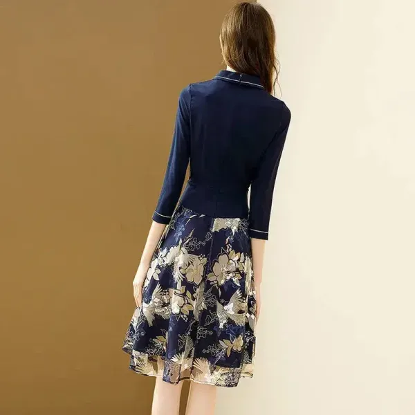 Japon style kazuko robe moderne élégante