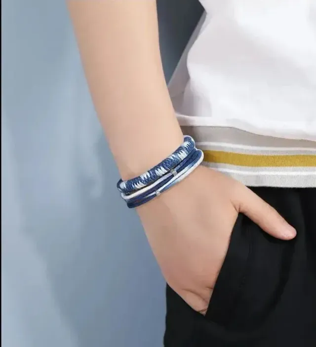 Japon style Kumihimo bracelet japonais artisanal