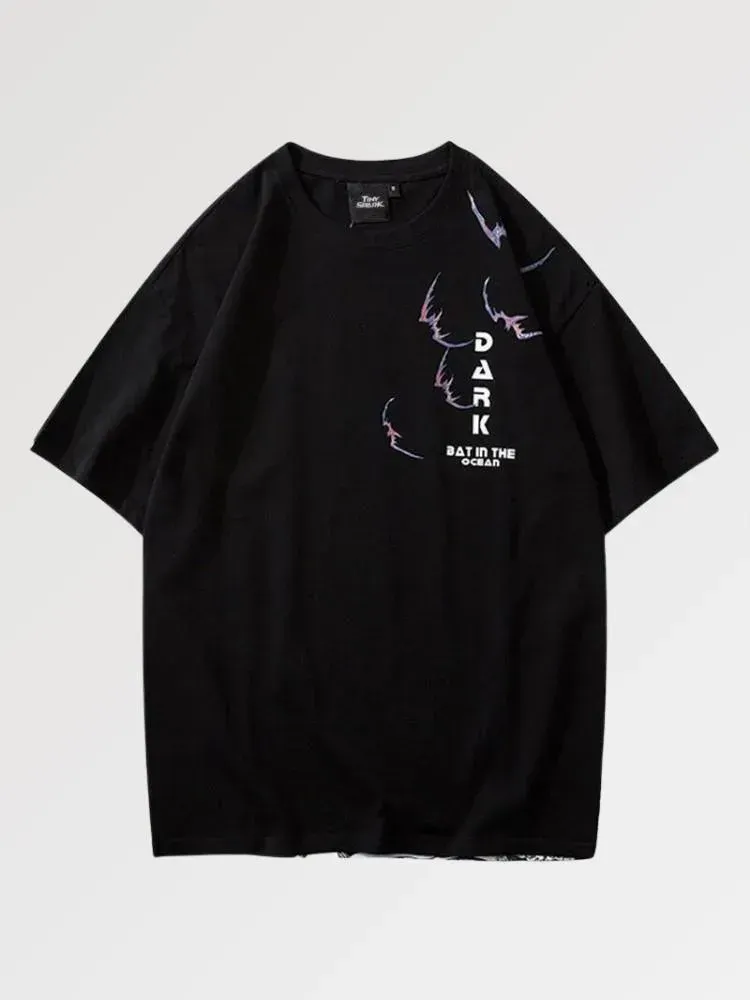 Japon style the Ocean t-shirt vague japonaise