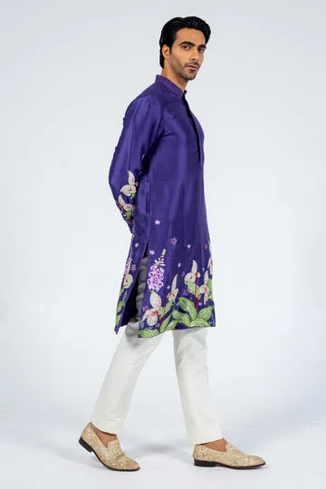 Rahul Mishra Valley Of Flowers Hand-Embroidered Kurta