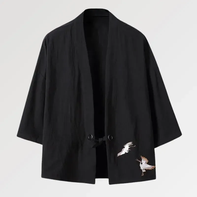 Japon style Kogino veste kimono homme coupe ample