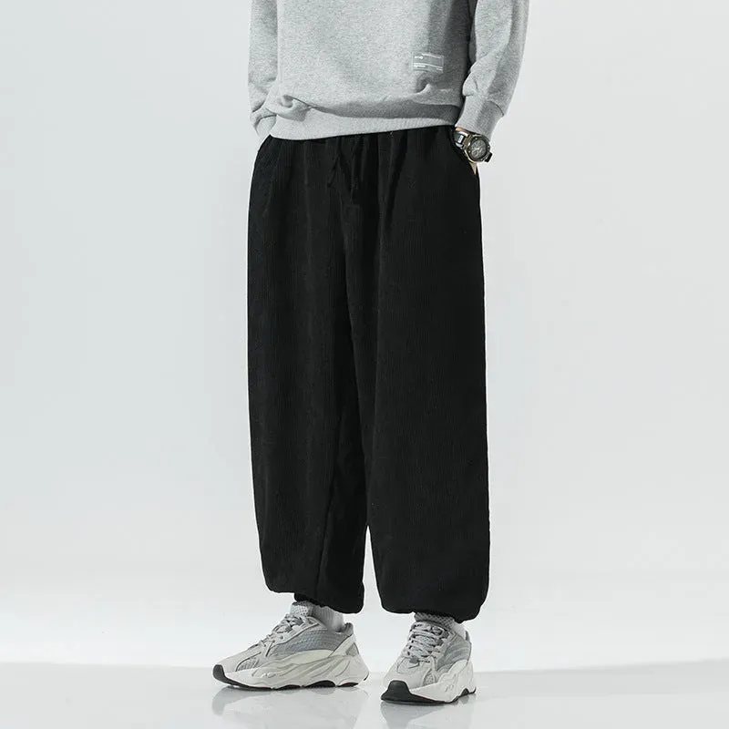 Japon style Karin pantalon en velours côtelé
