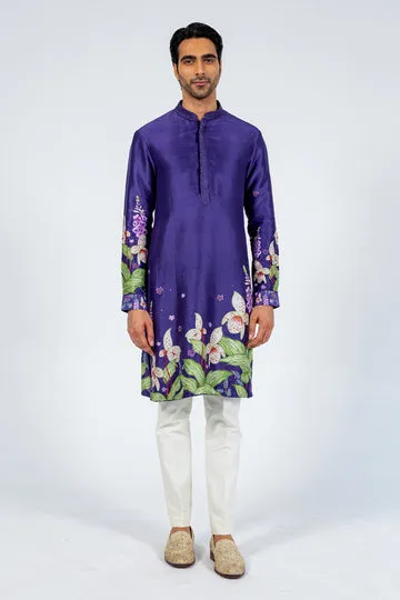 Rahul Mishra Valley Of Flowers Hand-Embroidered Kurta