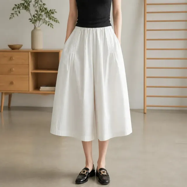Esprit du Japon pantalon japonais ample taille haute
