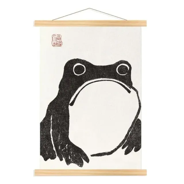 Japon style Tableau Japonais Kaeru tableau grenouille artistique