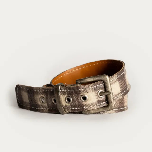 Mistral Camargue ceinture laine enduite cuir