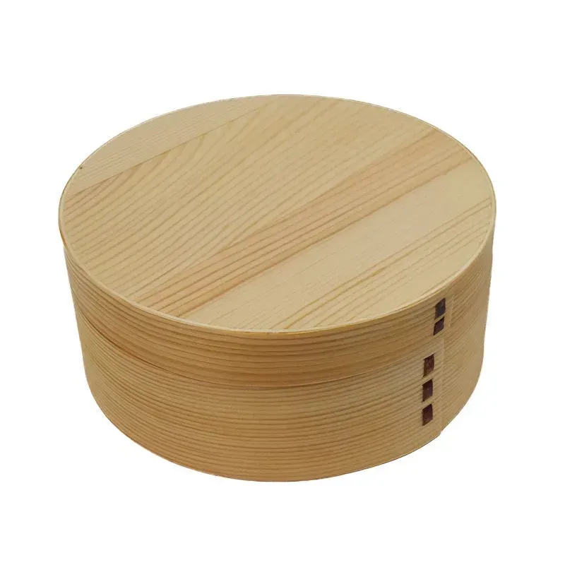 Japon style Bento boîte repas bois compartiment
