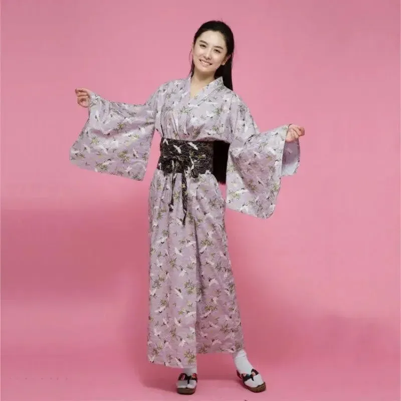 Japon style kimono japonais femme Hisaé