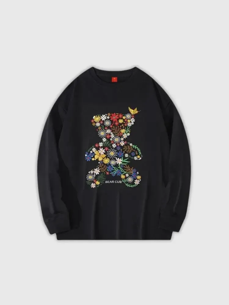 Japon style Waki Flower pull japonais motif floral