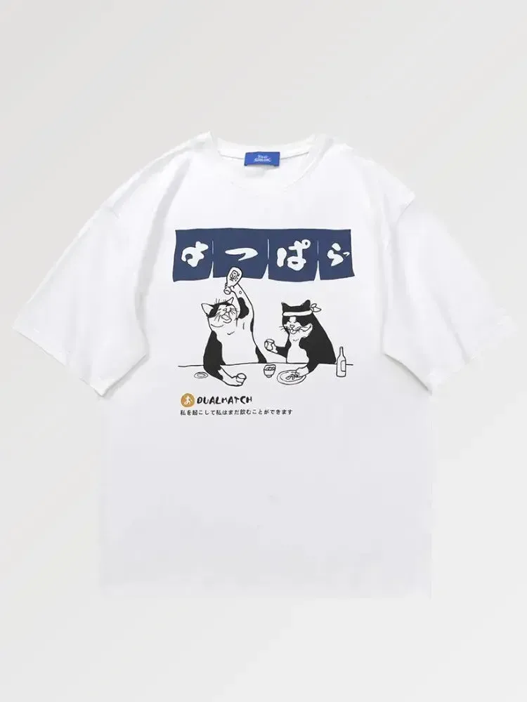 Japon style ninomiya tee shirt motif grues