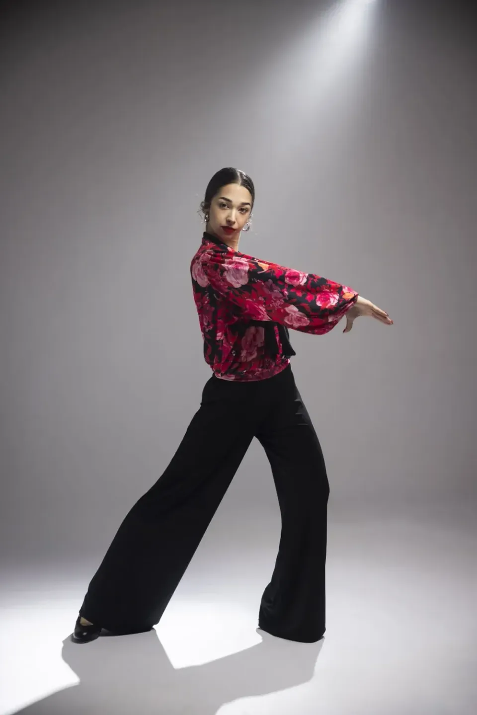 Casino pantalon danse point élastique adulte