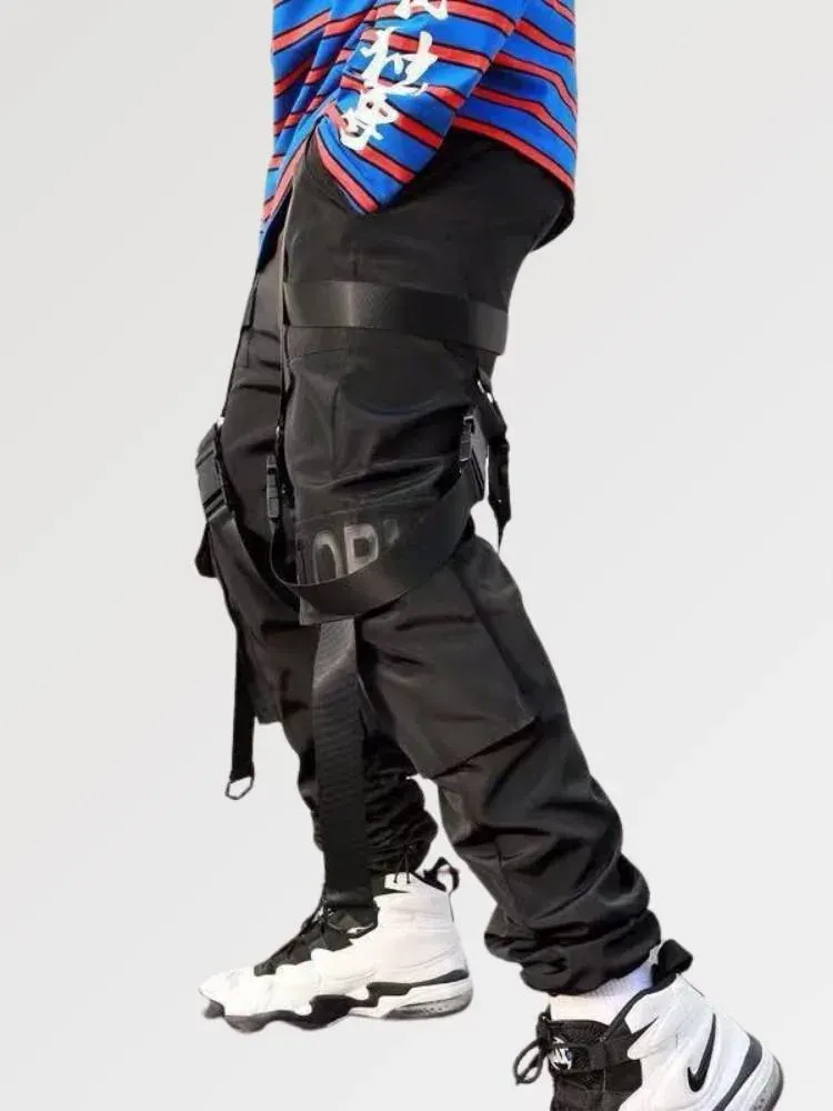 Japon style hypebeast pantalon cargo oversize ample