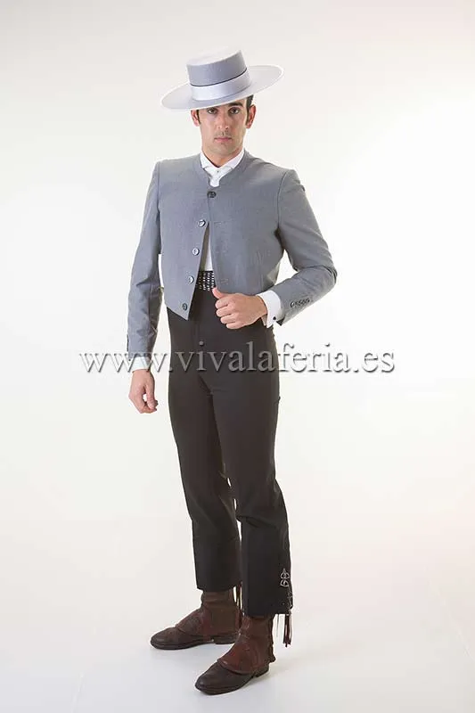 Viva La Feria Pantalon Campero Noir Élastique Caireles homme