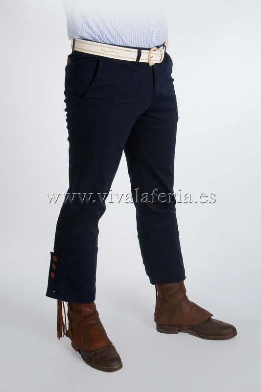 Viva La Feria El Rocío pantalon campero bleu marine