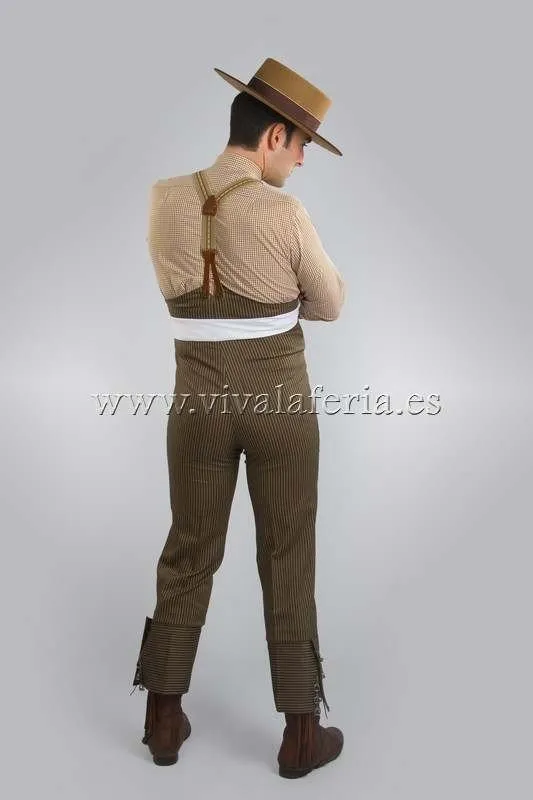 Viva La Feria Campero costume corto marron tabac