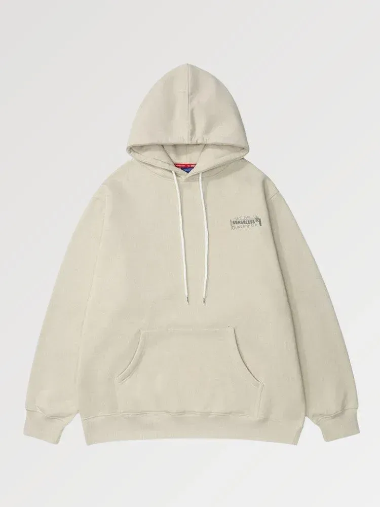 Japon style sweat molleton Say Lucky coupe ajustée