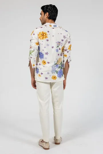 Rahul Mishra Valley Of Flowers Hand-Embroidered Shirt
