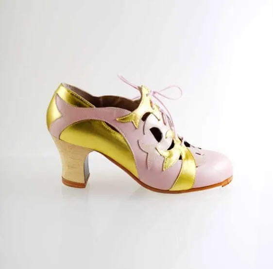 Viva la Feria Cuentos de Azúcar chaussures flamenco cuir
