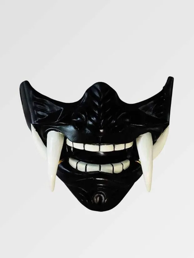 Esprit du Japon demi-masque oni japonais résine