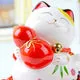 Esprit du Japon Tirelire Maneki Neko gourde céramique 13 cm