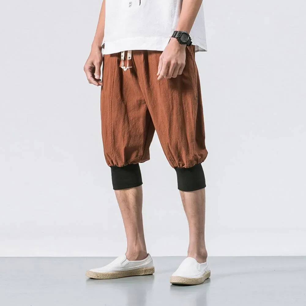 Japon style Ryu pantalon court japonais été