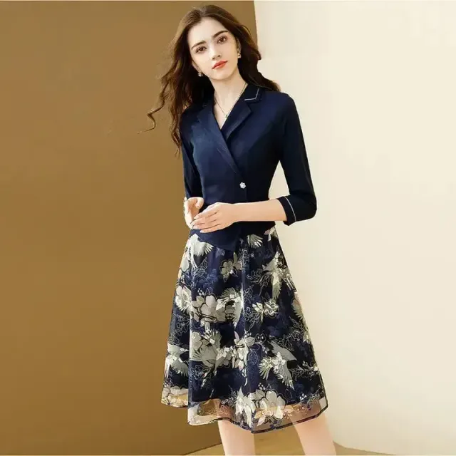 Japon style kazuko robe moderne élégante