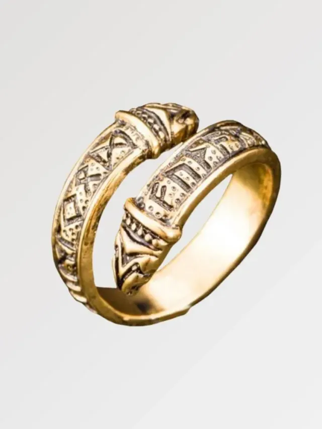 Japon style Sendai bague serpent amulette protection