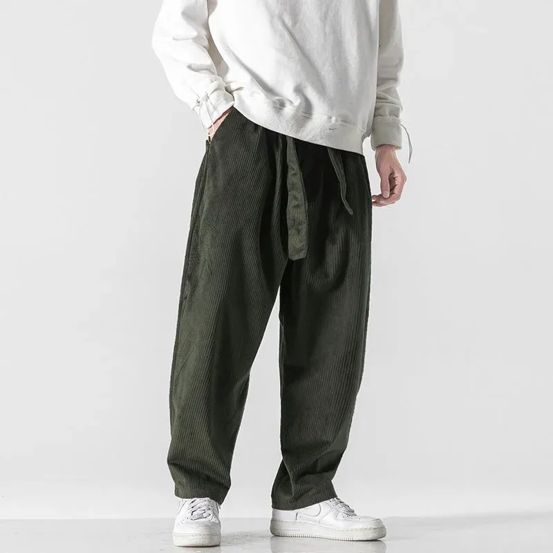 Japon style Yushiko pantalon velours côtelé